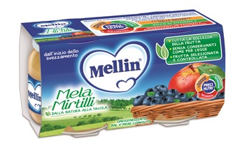 Omo mellin mela+mirtillo2x100g