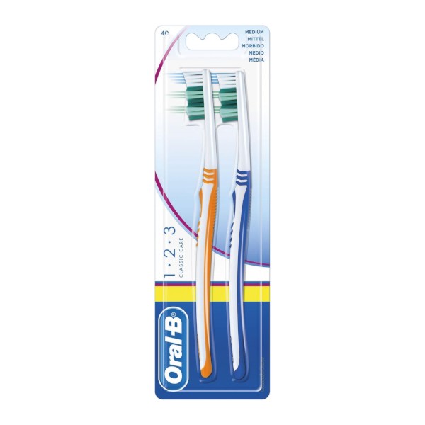Oral-B 1-2-3 Classic Care 40 - 2 Pezzi Assortiti - Immagine 2