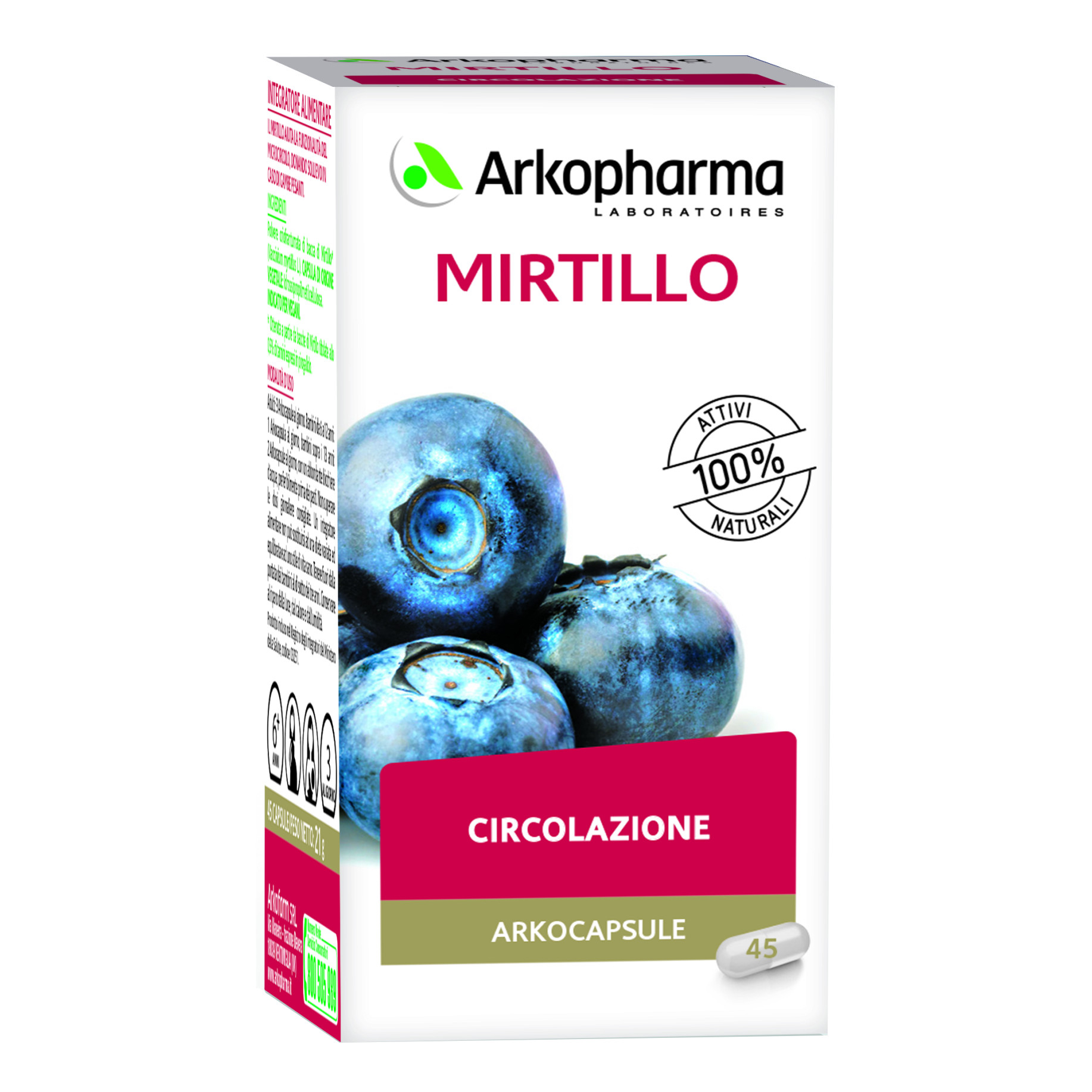 Arkocapsule Mirtillo 45 Capsule