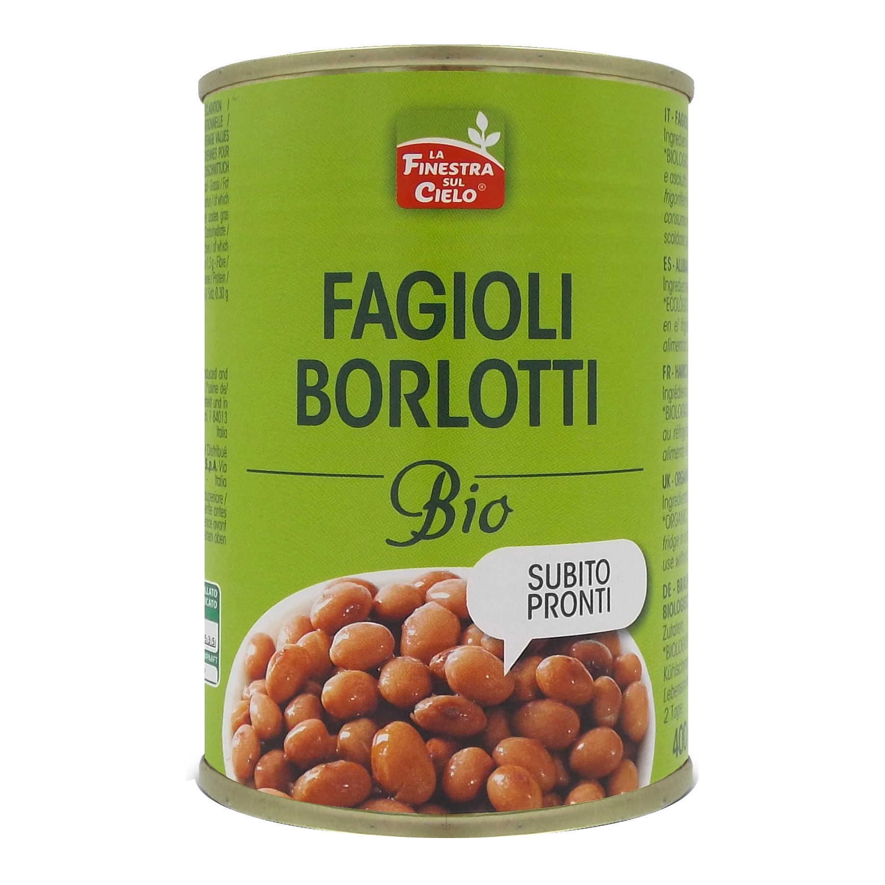 Fagioli borlotti pronti bio