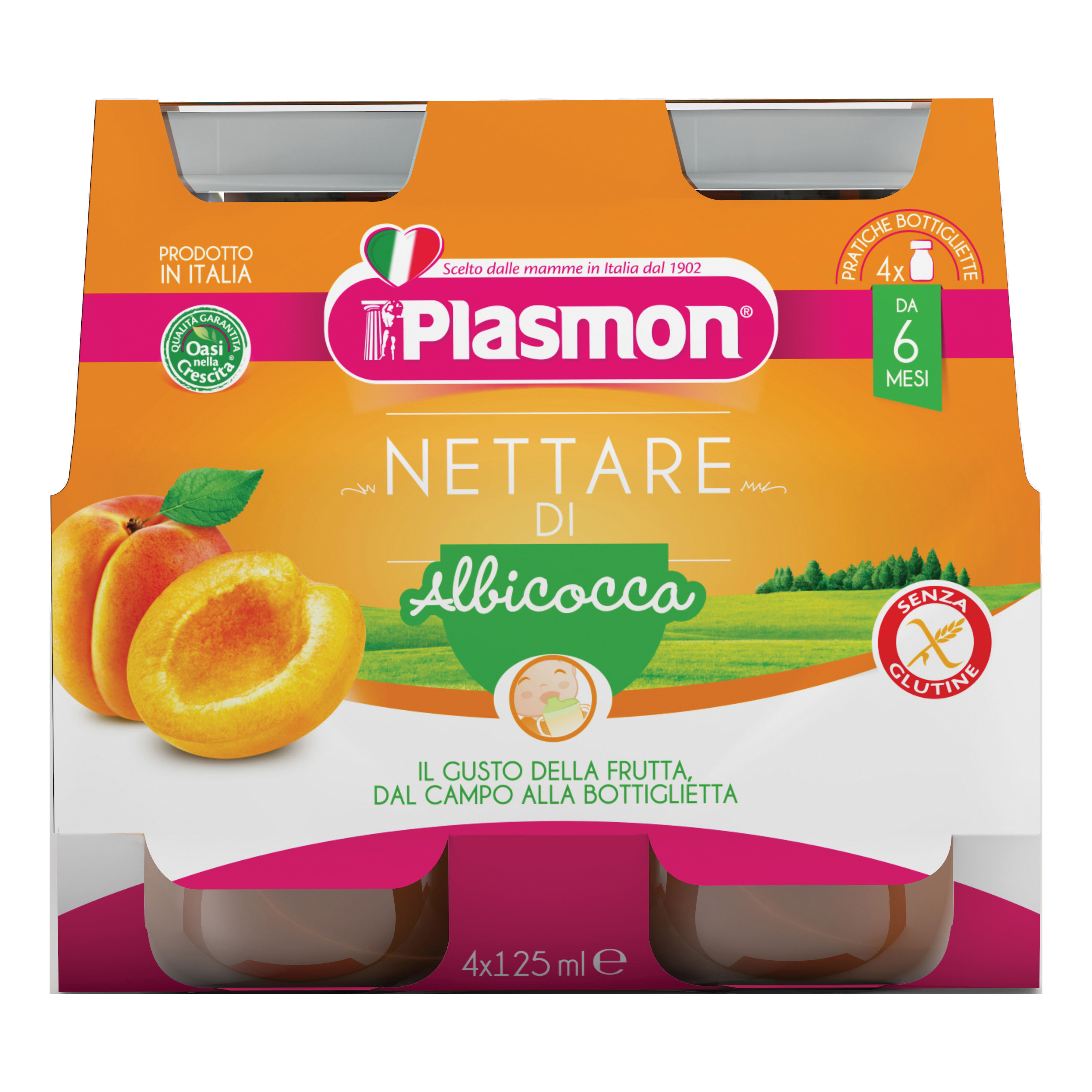 Plasmon bebifrutt alb 125mlx4p