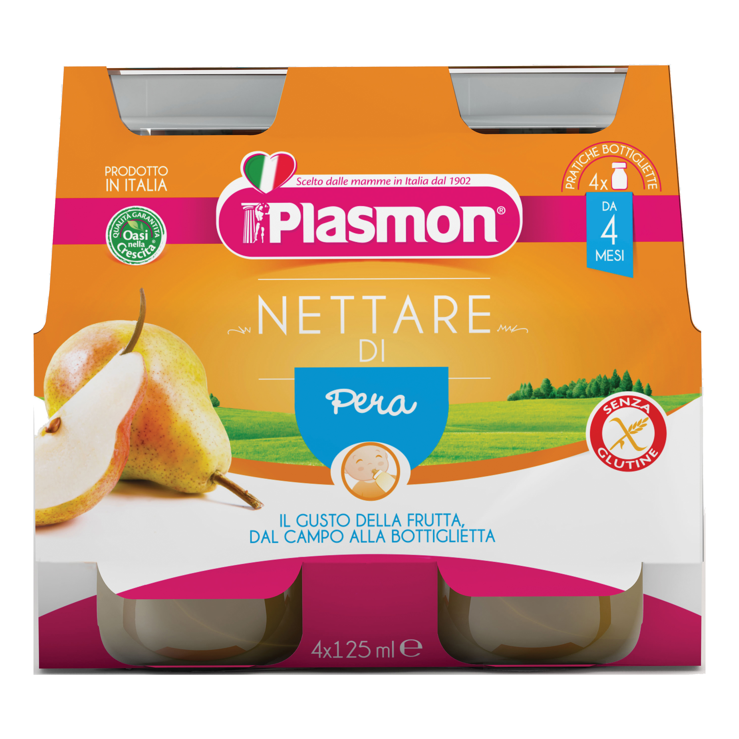 Plasmon bebifrutt pera125mlx4p