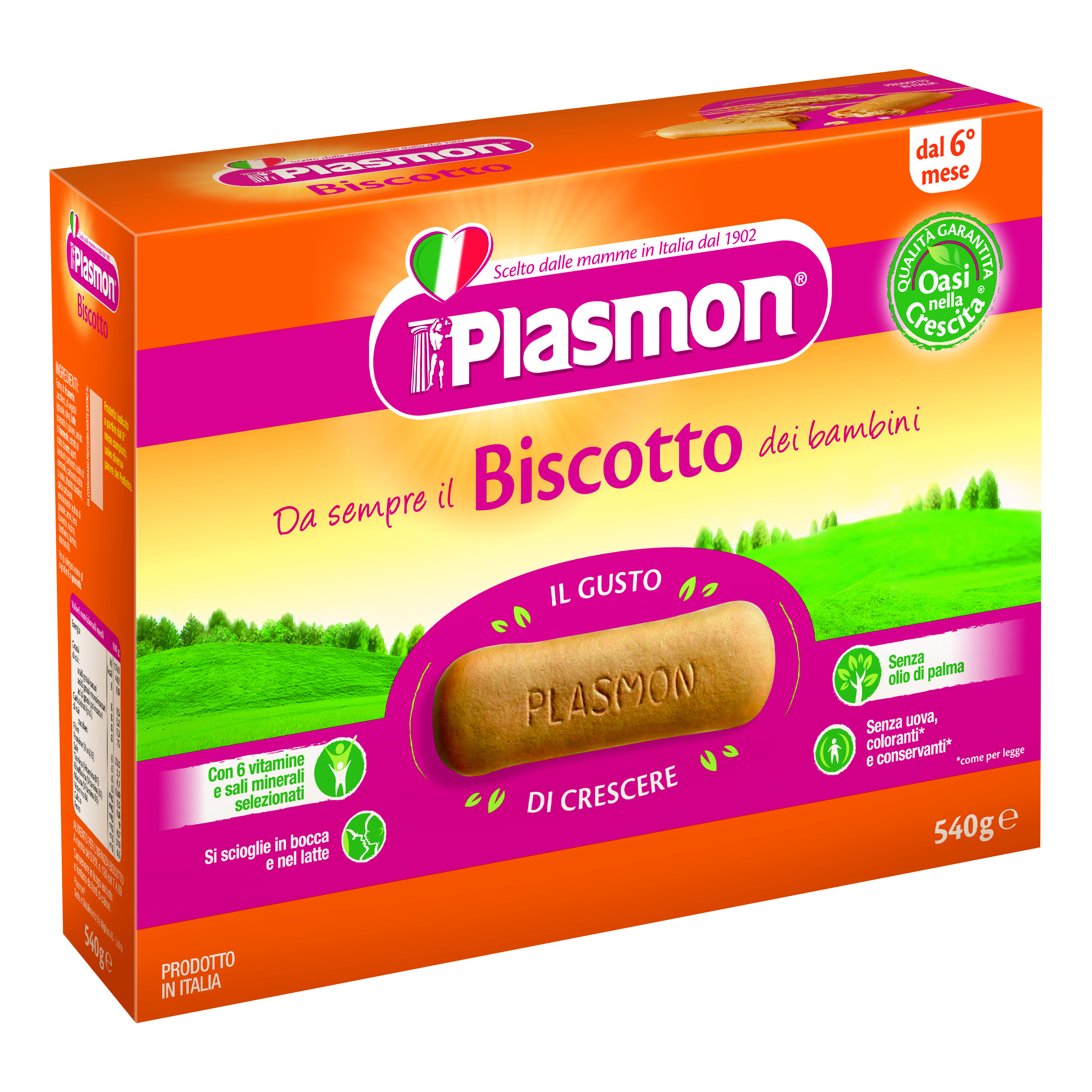 Plasmon biscotto 540g
