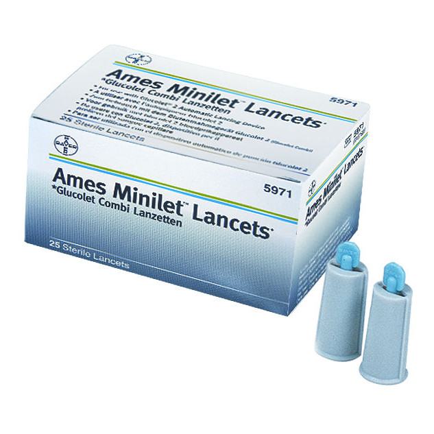Ames Minilet Lancet 25pezzi