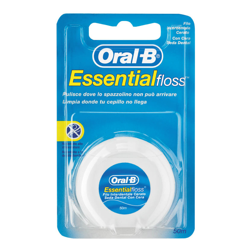 Oral-B Essential Floss Filo Interdentale Cerato 50 metri