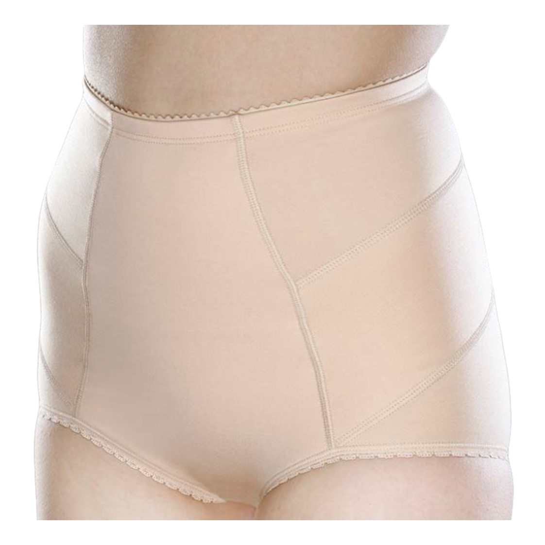 Orione 536 cintoslip erniario donna aperto con pelotte in cotone nudo 5