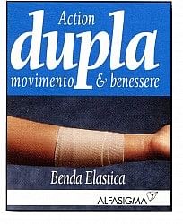 Benda elastica dupla leggera colore bianco misura 7, 5x5cm