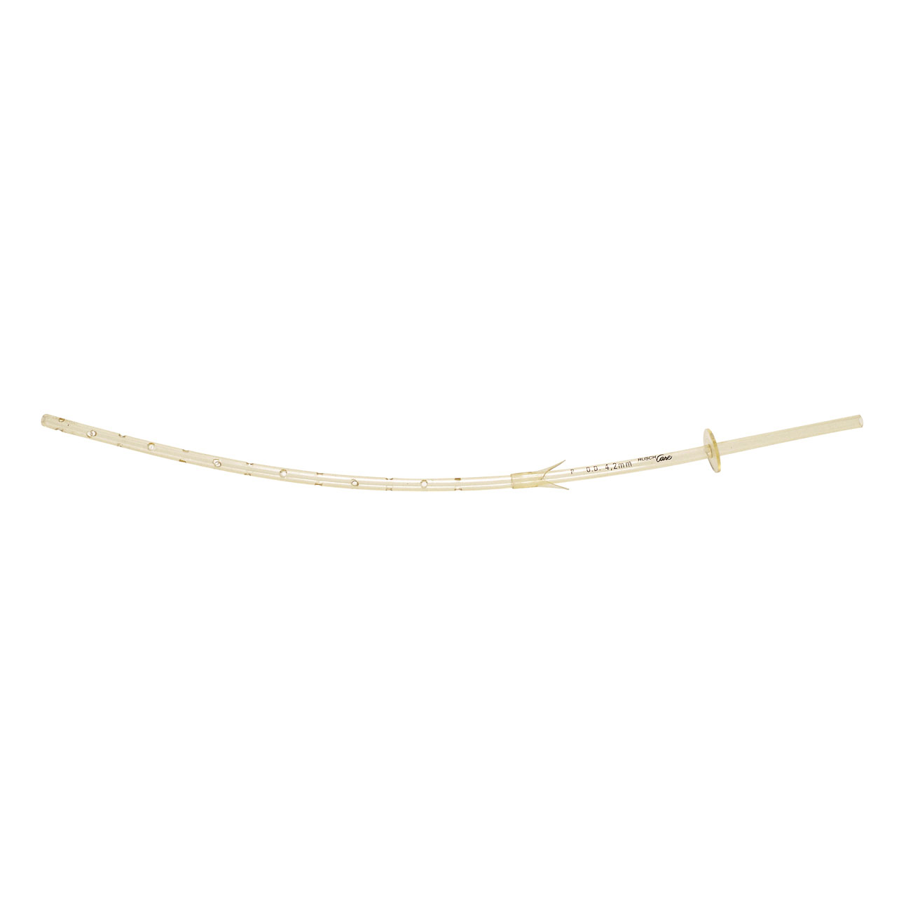 Sonda Per Ureterocutaneostomia In Poliuretano Wiruthan Trasparente Linea Radiopaca Con Alette Lunghezza 25 Cm Diametro 4,2 Mm Punta Con Foro Centrale