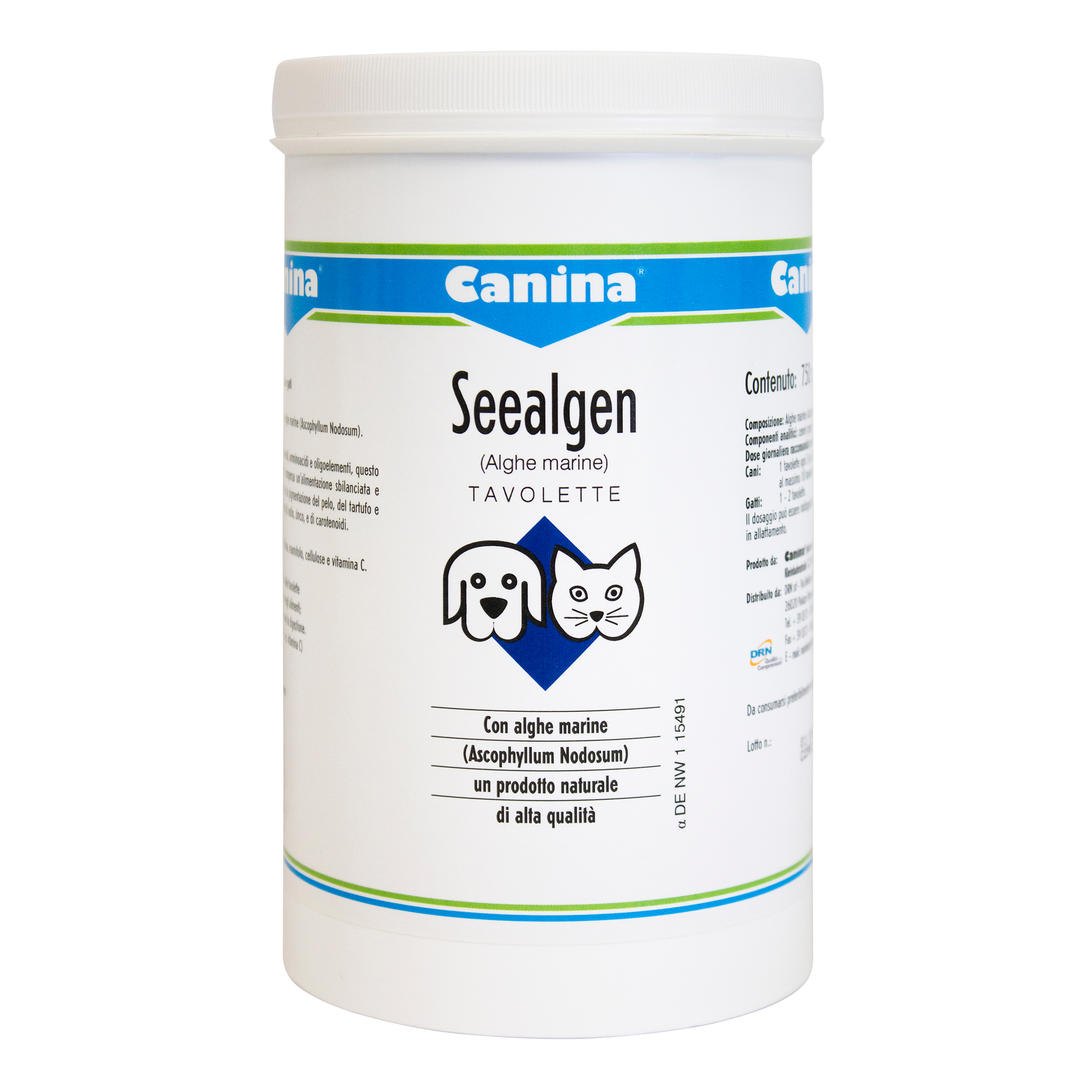 Canina Seealgen Cane/Gatto 750g Tavolette