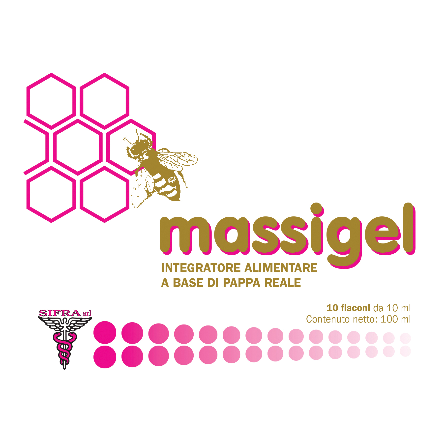 Massigel pappa reale 10f 500mg