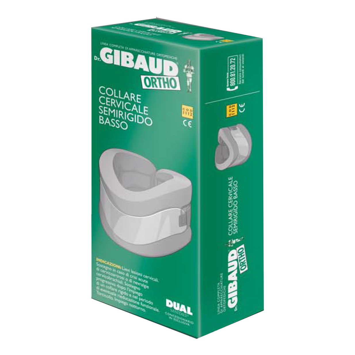 Collare cervicale semi rigido gibudortho misura 0