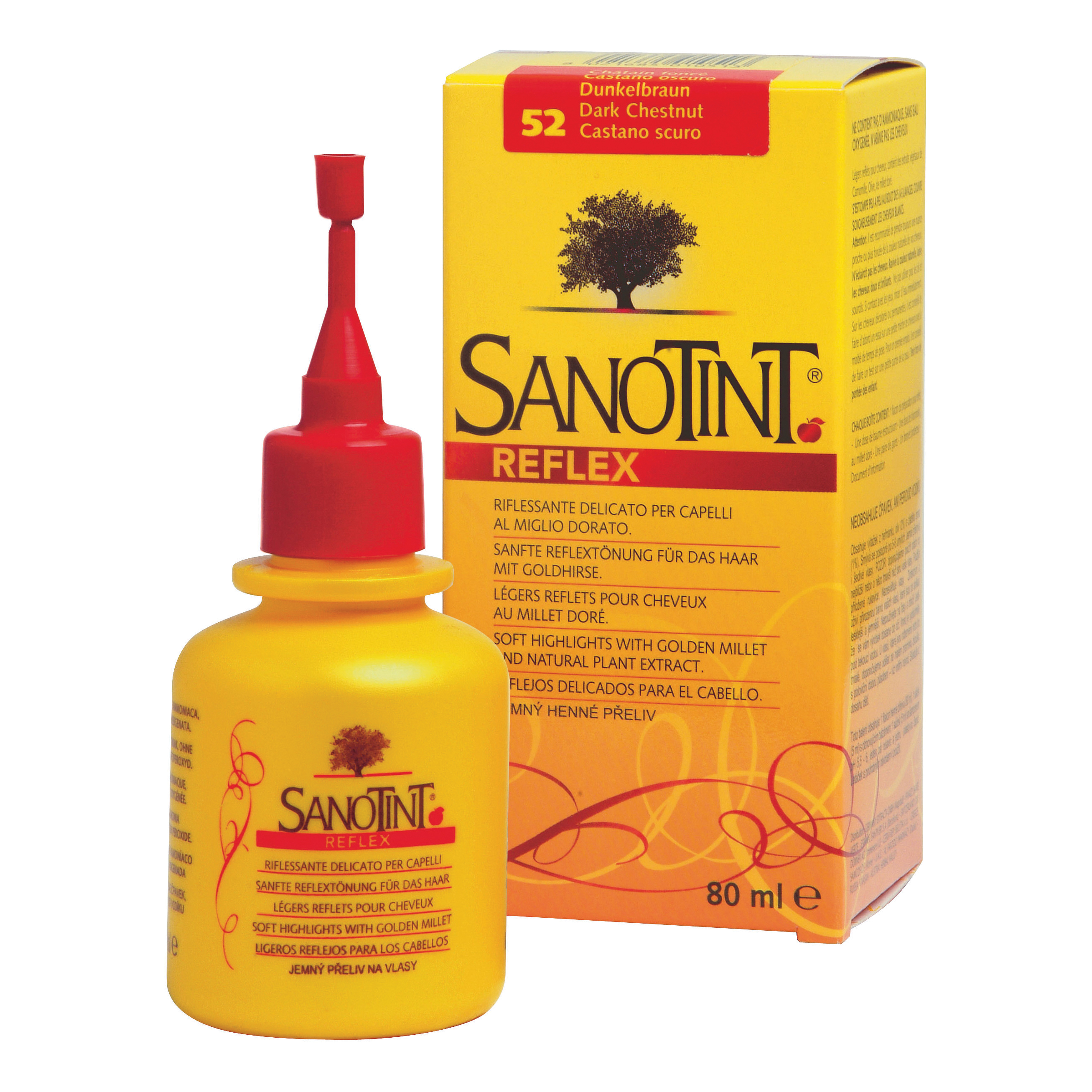 Sanotint reflex castano scuro 80 ml