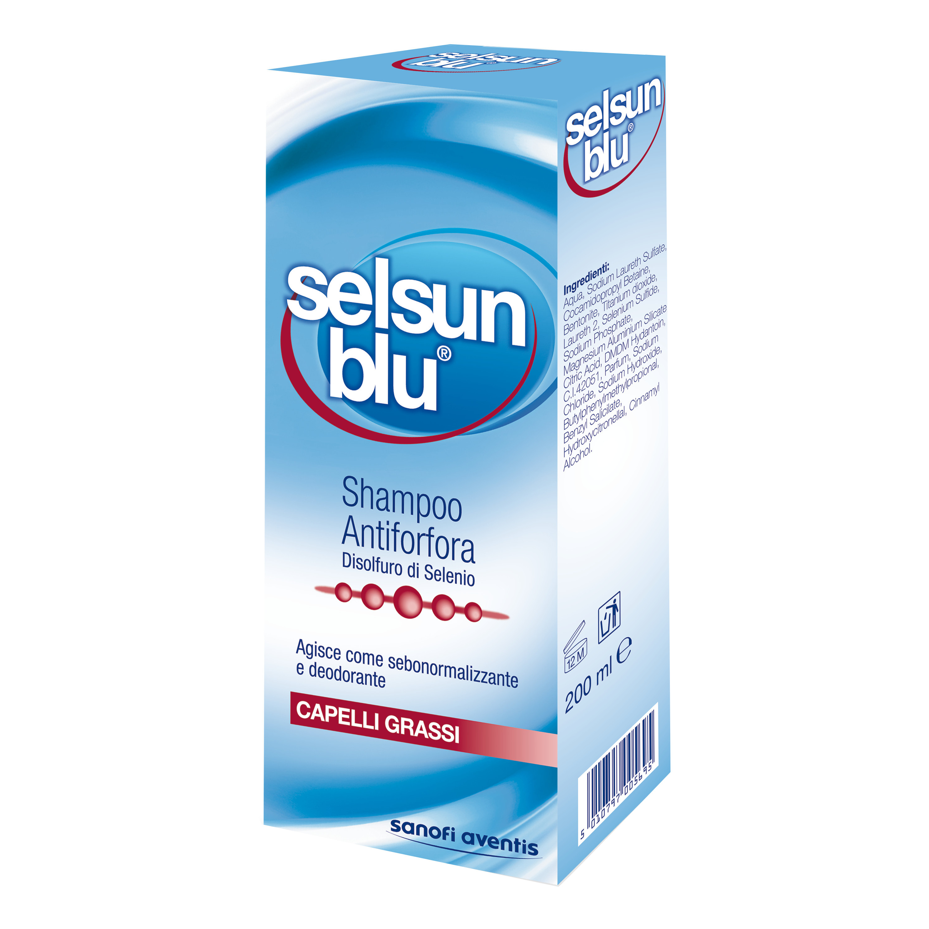 Selsunblu capelli grassi 200ml