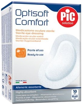 Pic Optisoft Comfort Medicazione Oculare Sterile 95x65mm 100 Pezzi