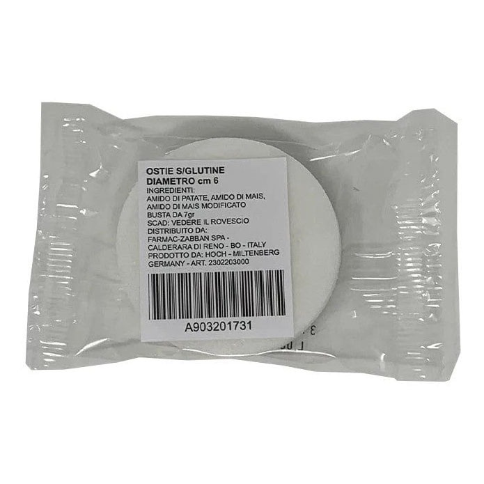 Farmac-Zabban Ostie Tonde Senza Glutine 6 cm 7 g