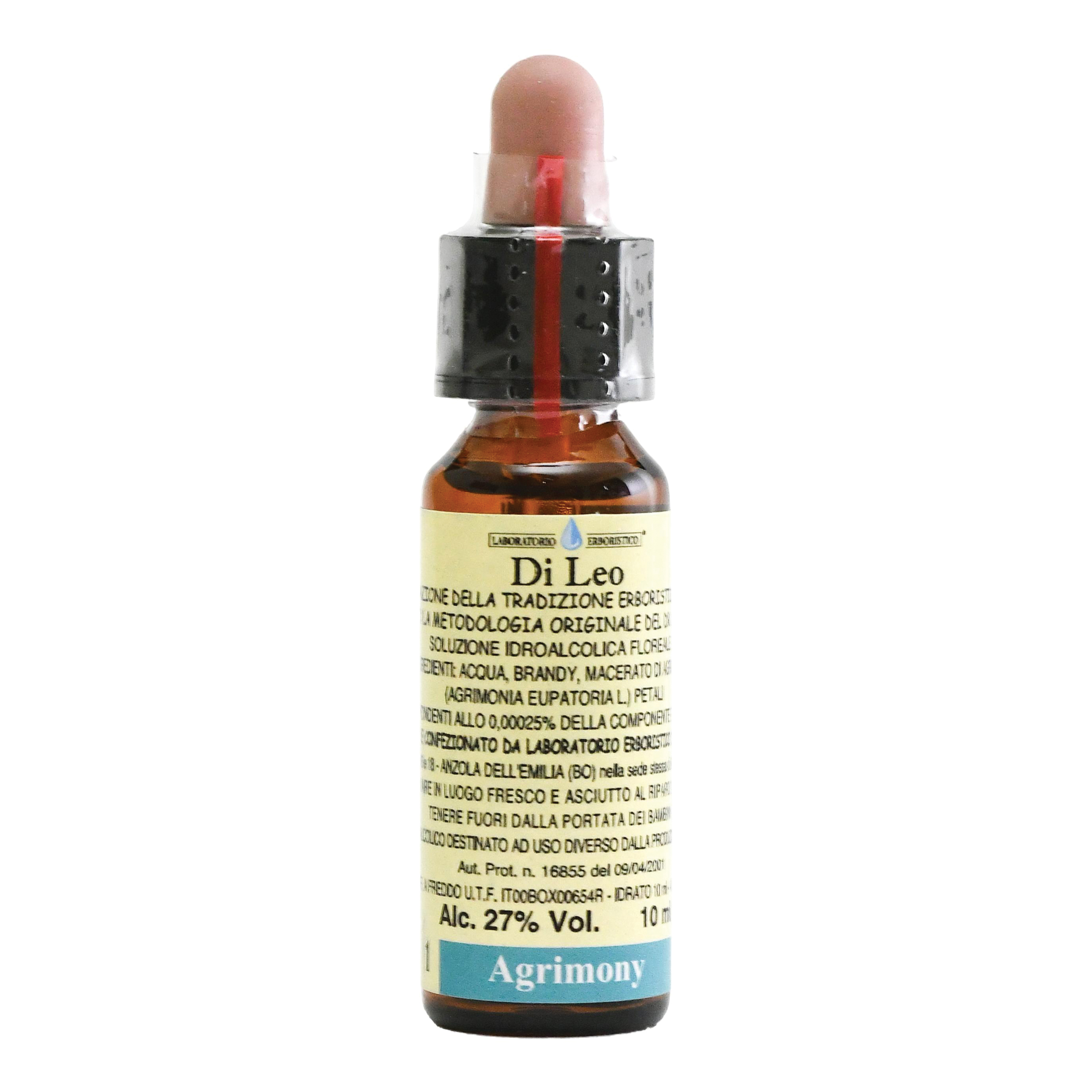 Fiori di bach 1 agrimony 10 ml di leo