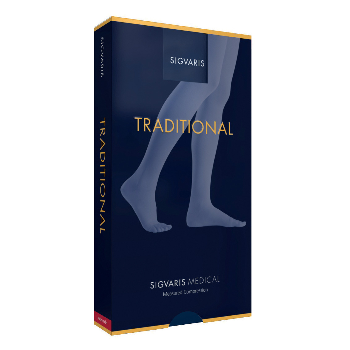 Sigvaris 503 ccl2 collant uomo traditional lungo punta aperta beige l plus