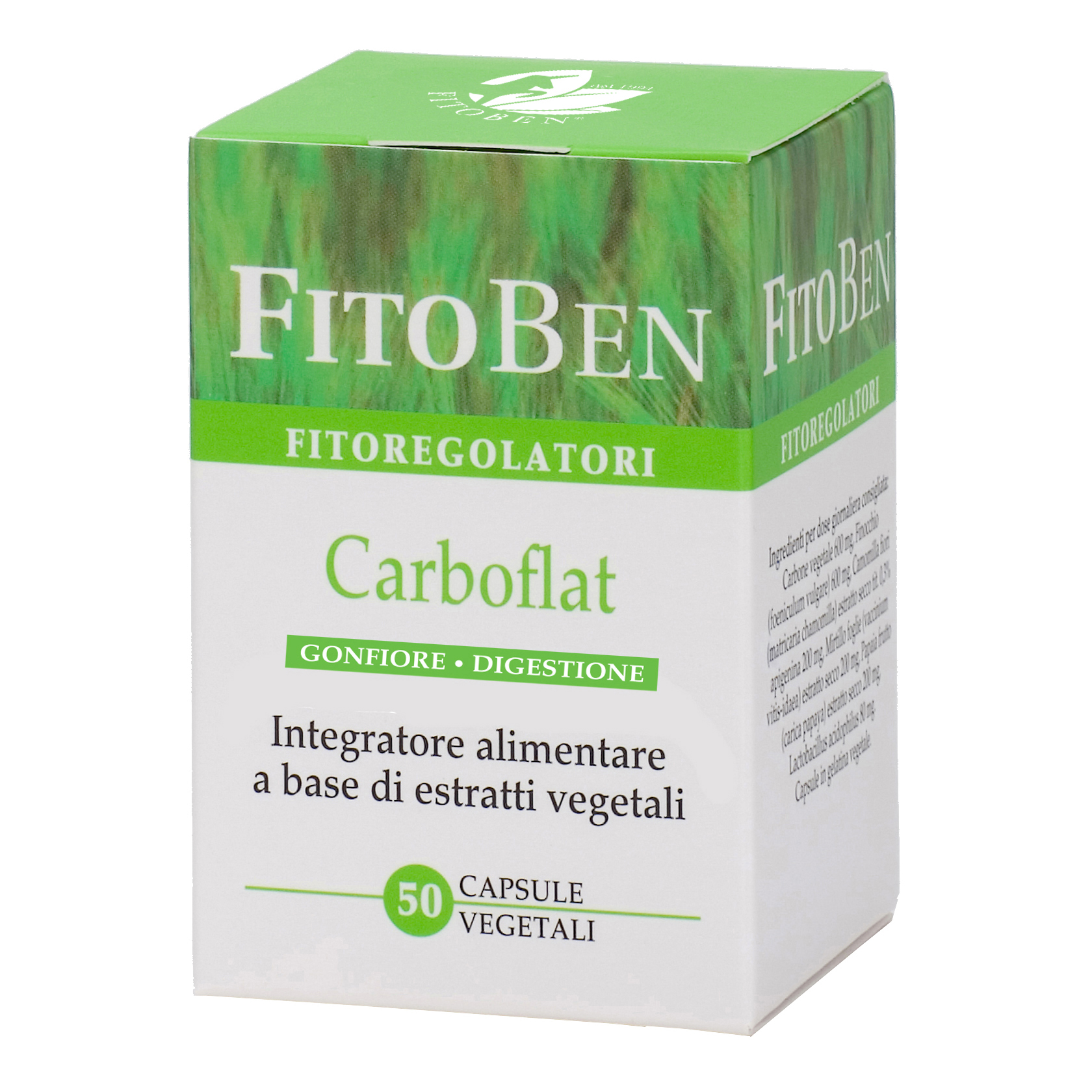 Carbo flat 50 capsule da 27 g