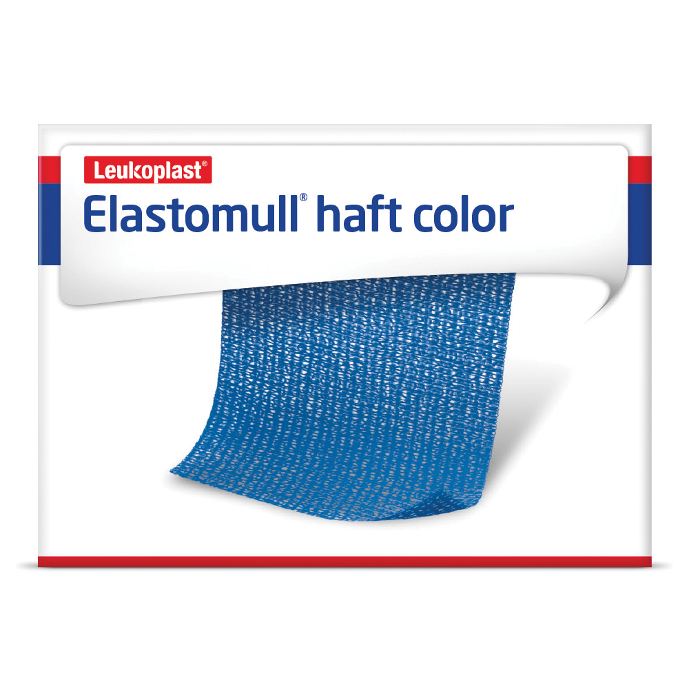 Benda elastica autoadesiva elastomull haft blu 6x400cm