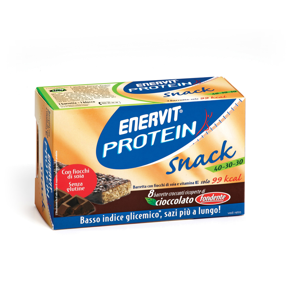 Enervit Pronto Snack Cioccolato/Soia 8 Pezzi
