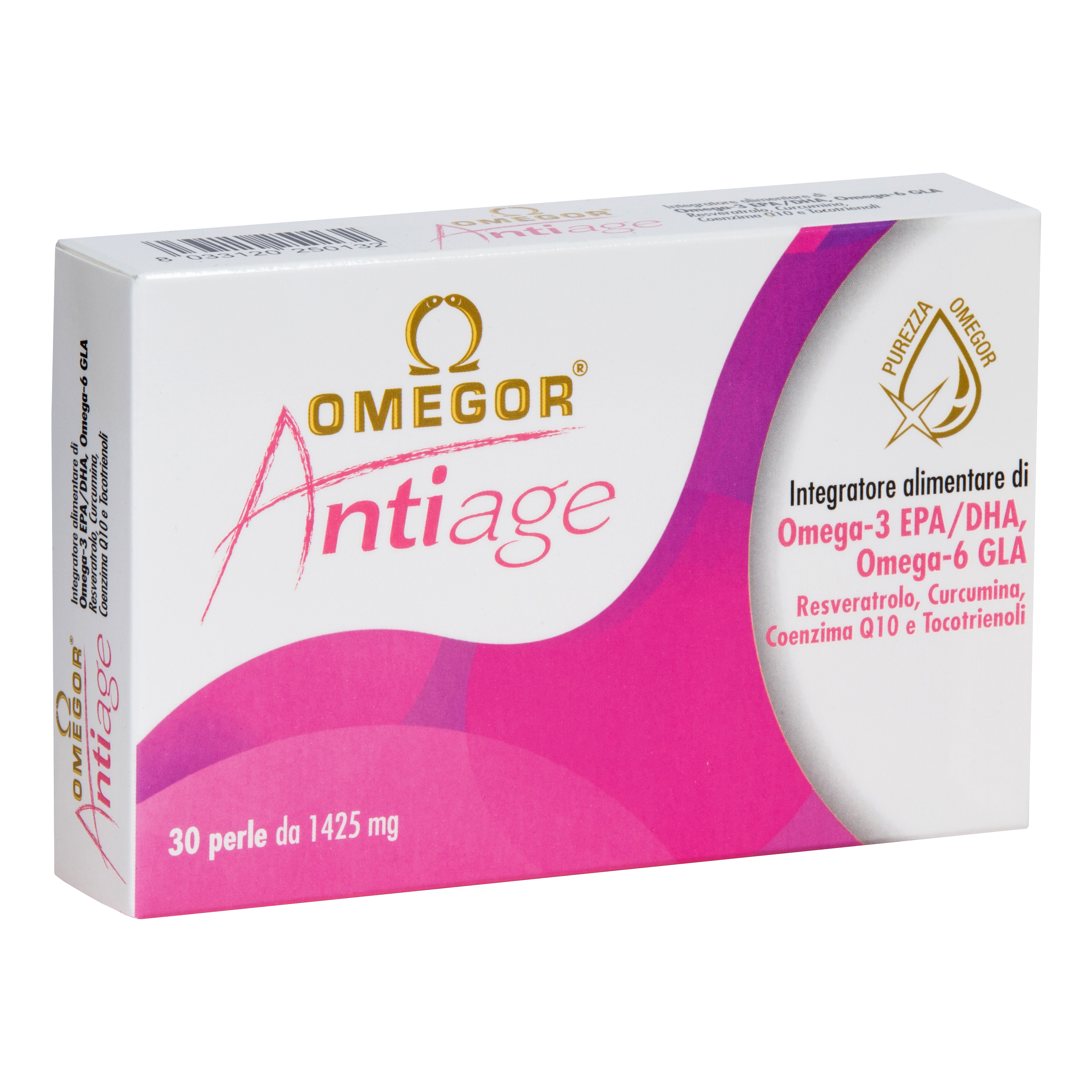 Omega 3 IFOS 5 Stelle OMEGOR Vitality 1000 - Omega3 EPA 535mg e DHA 268 mg - 30 Capsule Senza Retrogusto e Facili da Digerire