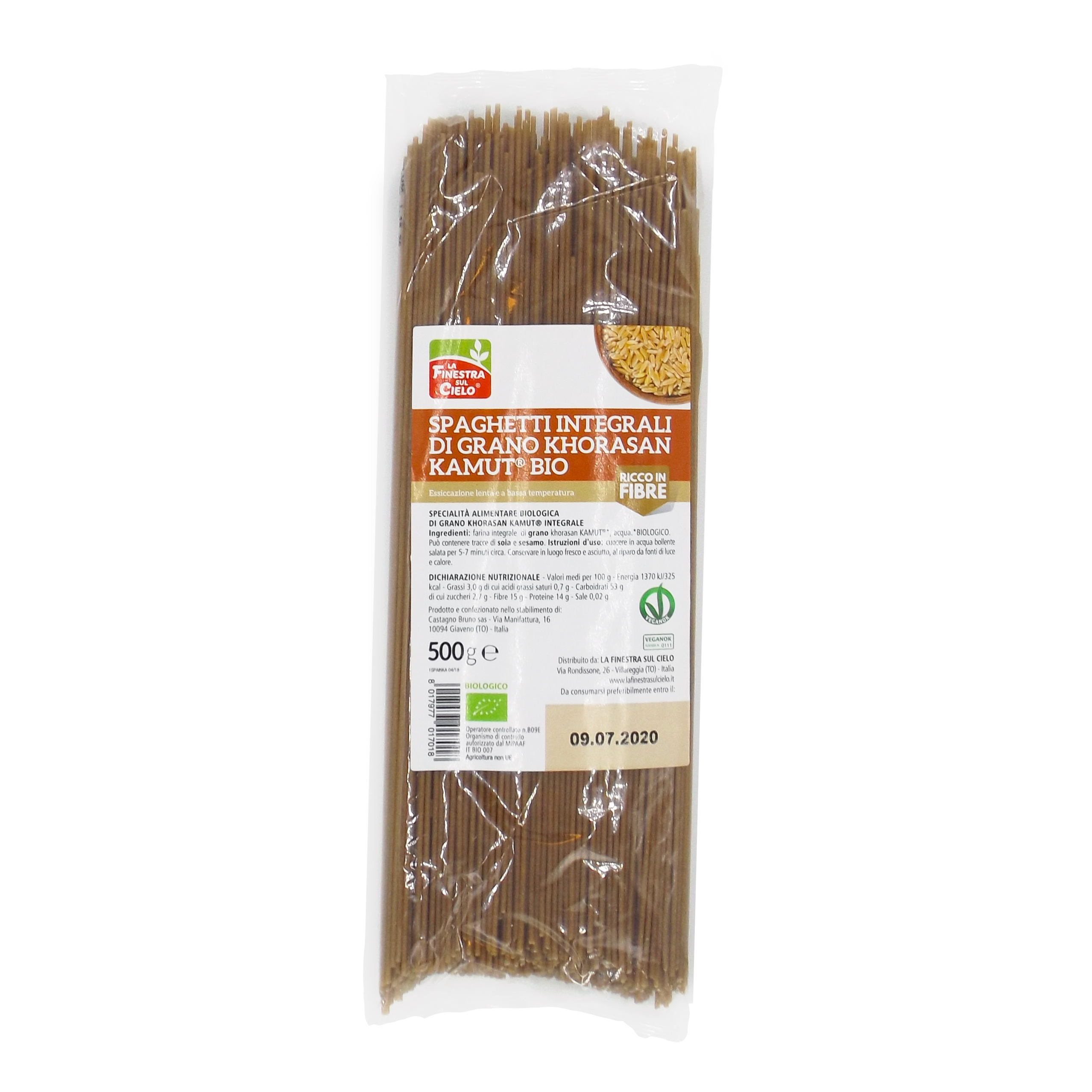 Spaghetti integrali di kamut