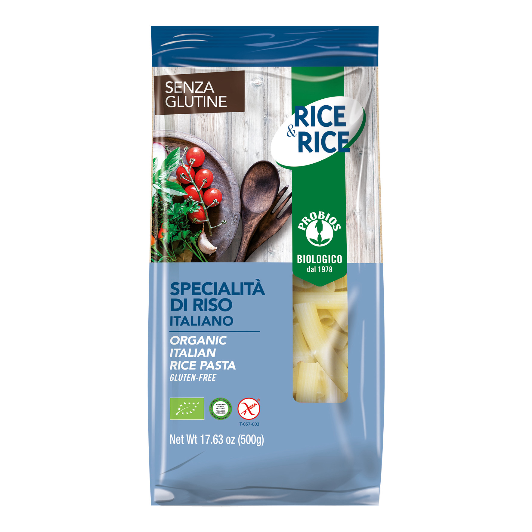 Rice&amp;rice maccheroncini di riso al 100% 500 g