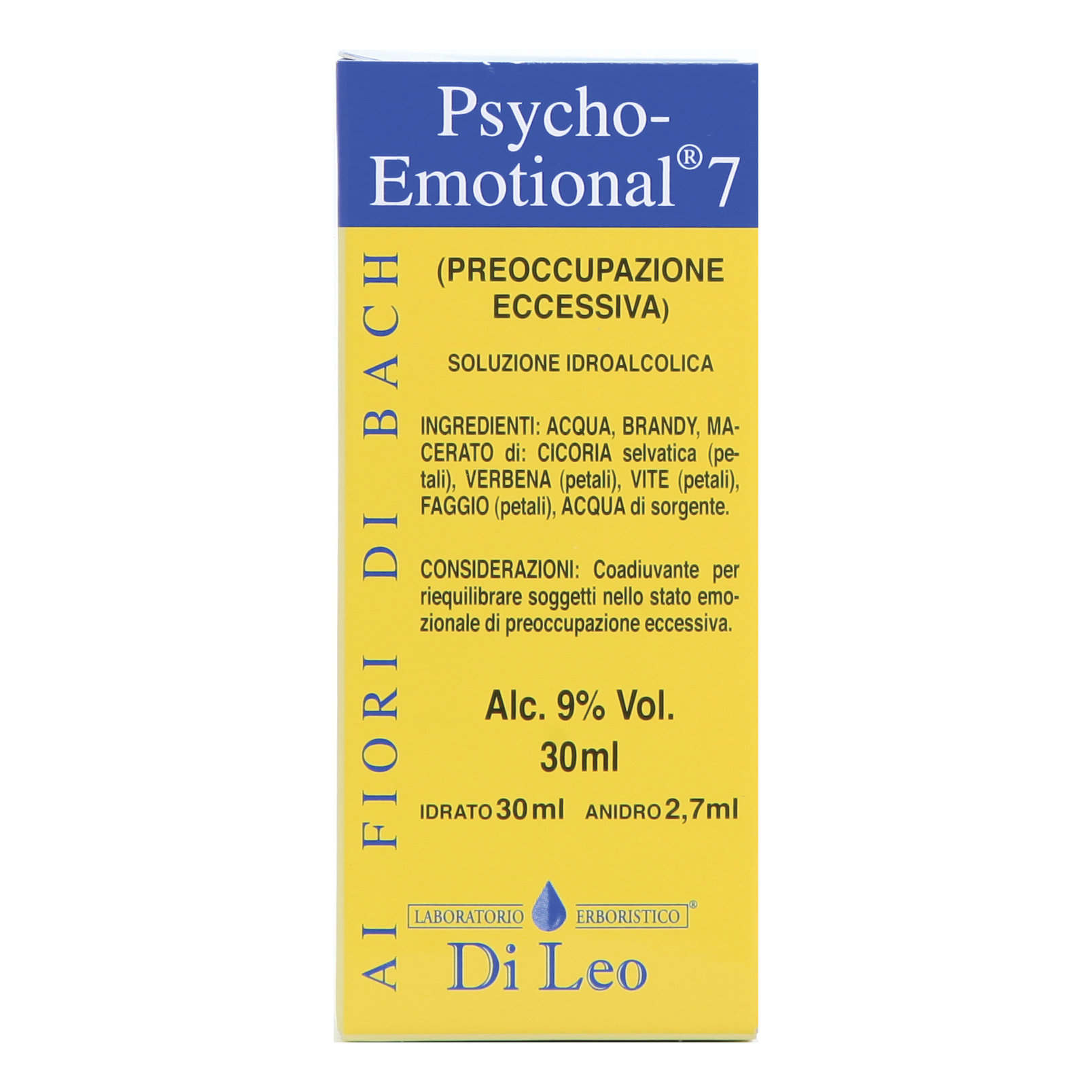 Psycho emotional 7 preoccupazione eccessiva 30 ml