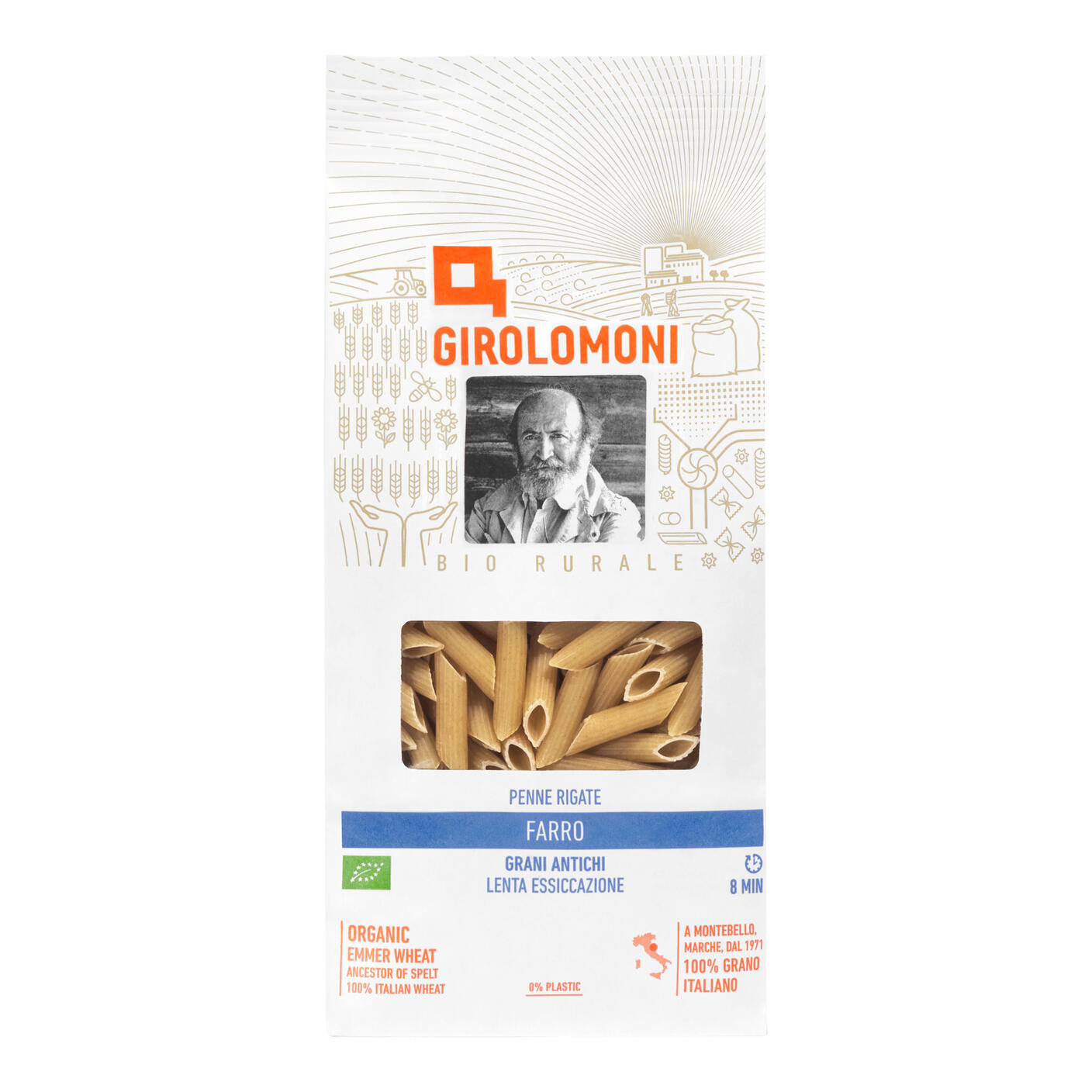 Montebello penne bianche rigate farro 500 g
