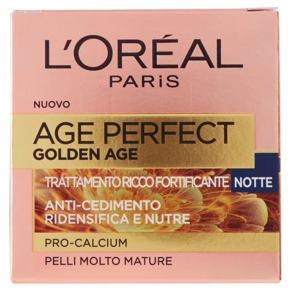 L'oreal paris d e age perfect golden age calcium notte 50 ml