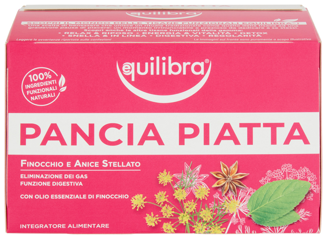 Equilibra Tisana Pancia Piatta 15 Filtri