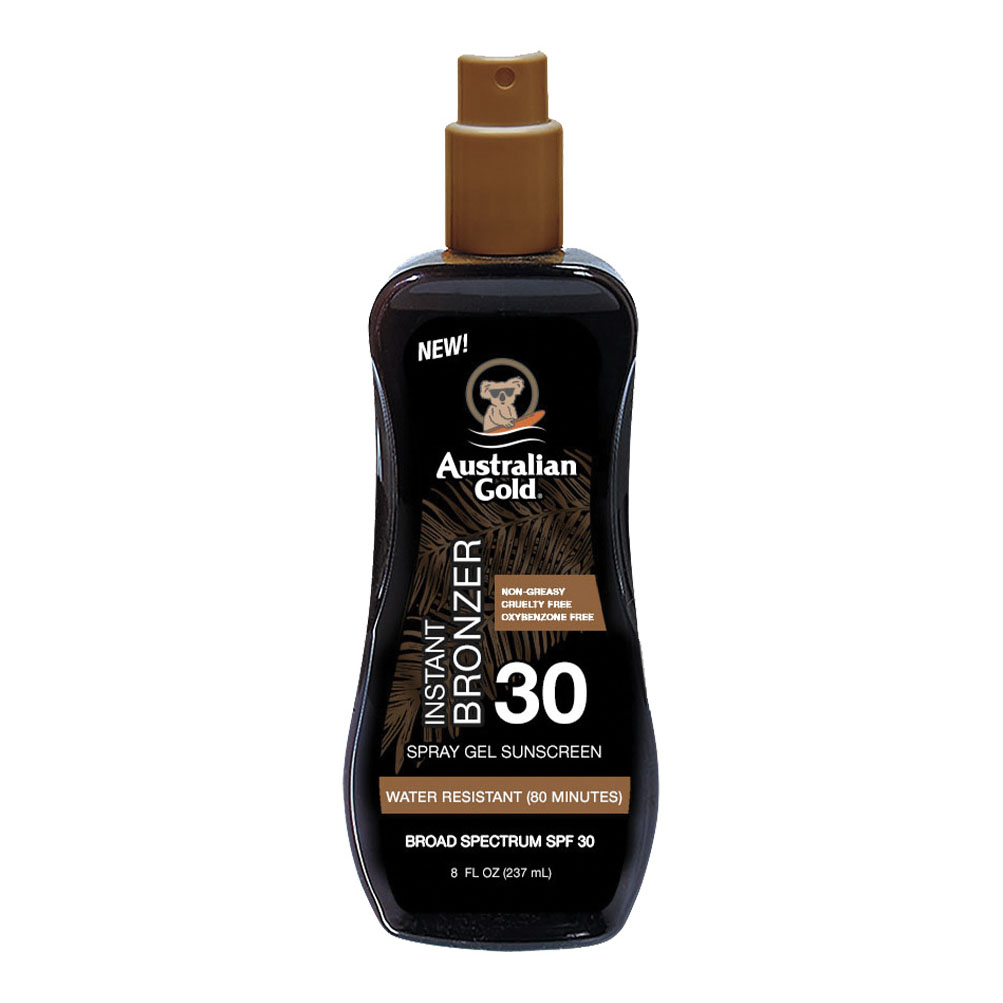 Australian gold spf 30 spray con effetto bronze 237 ml