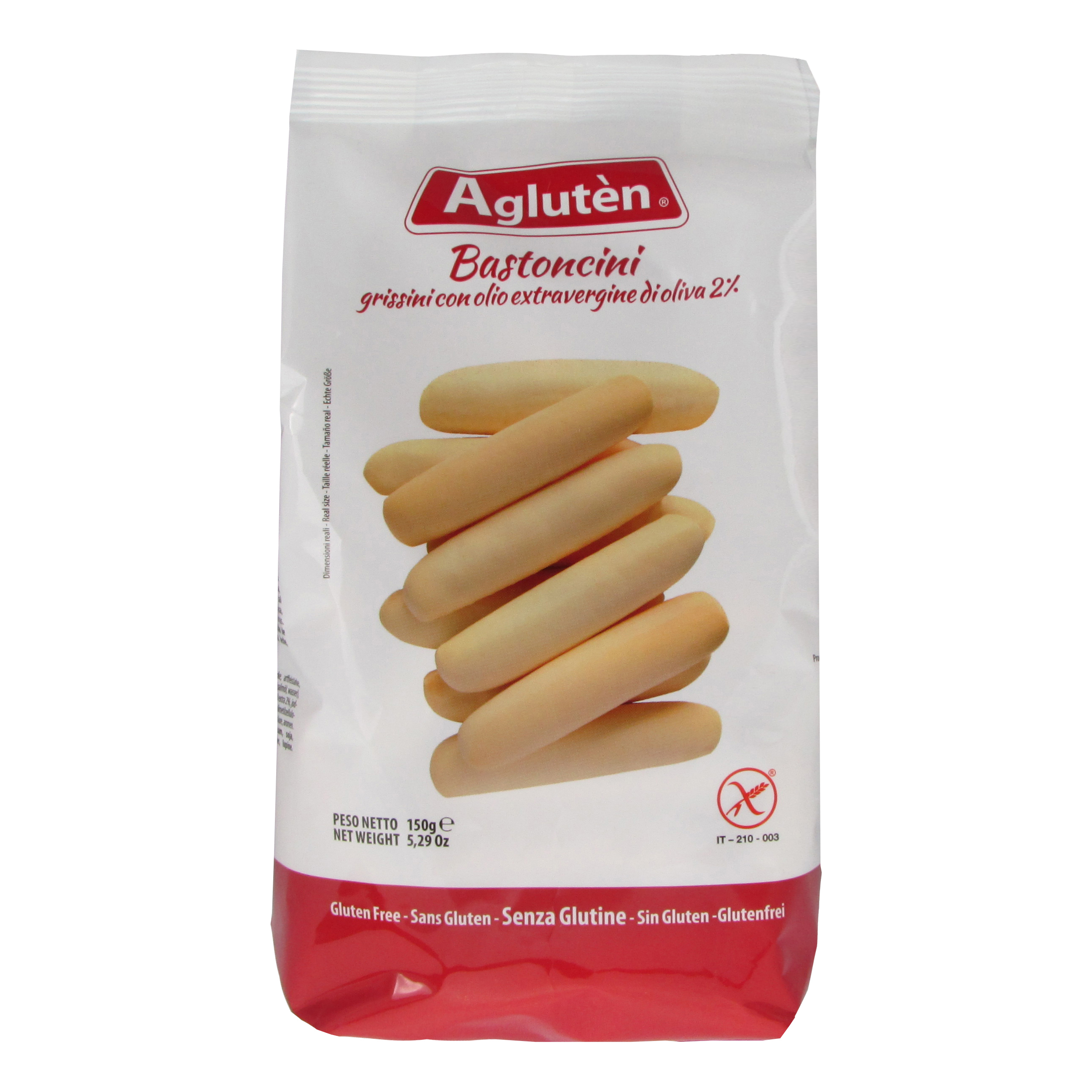 Agluten Bastoncini Grissini Olio Extra Vergine 150g