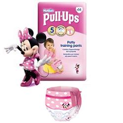 Hugg.p-ups Girl M 11-18kg 14pezzi