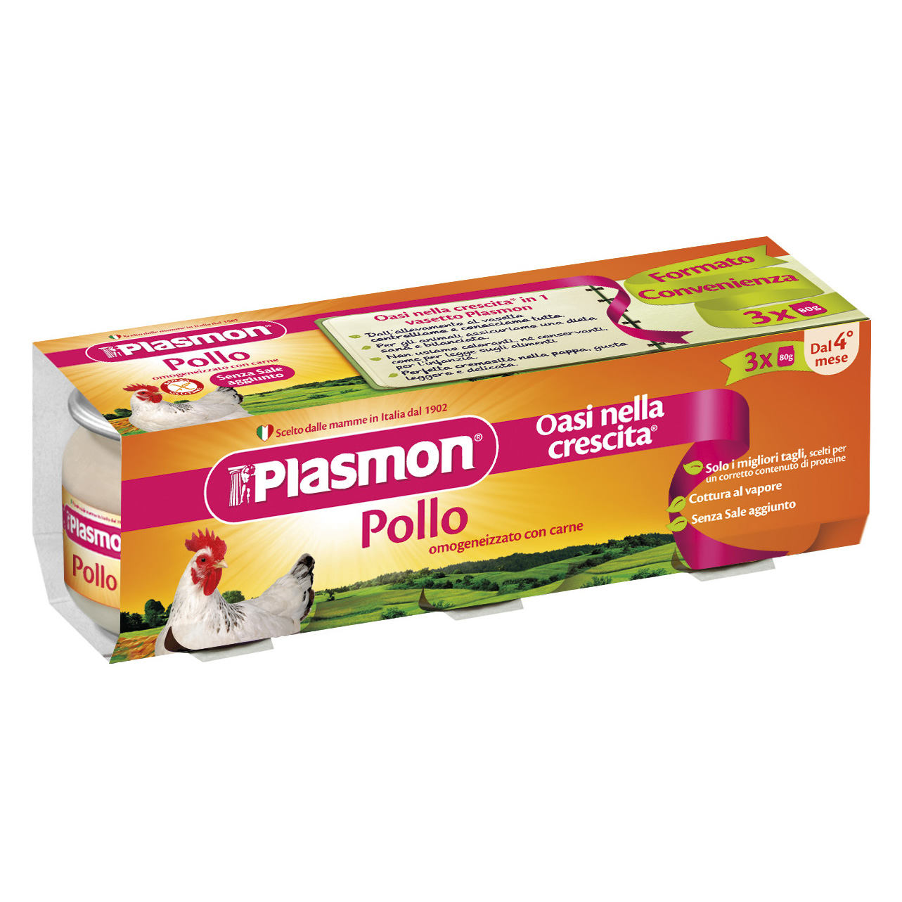 Plasmon omog pollo 4x80g