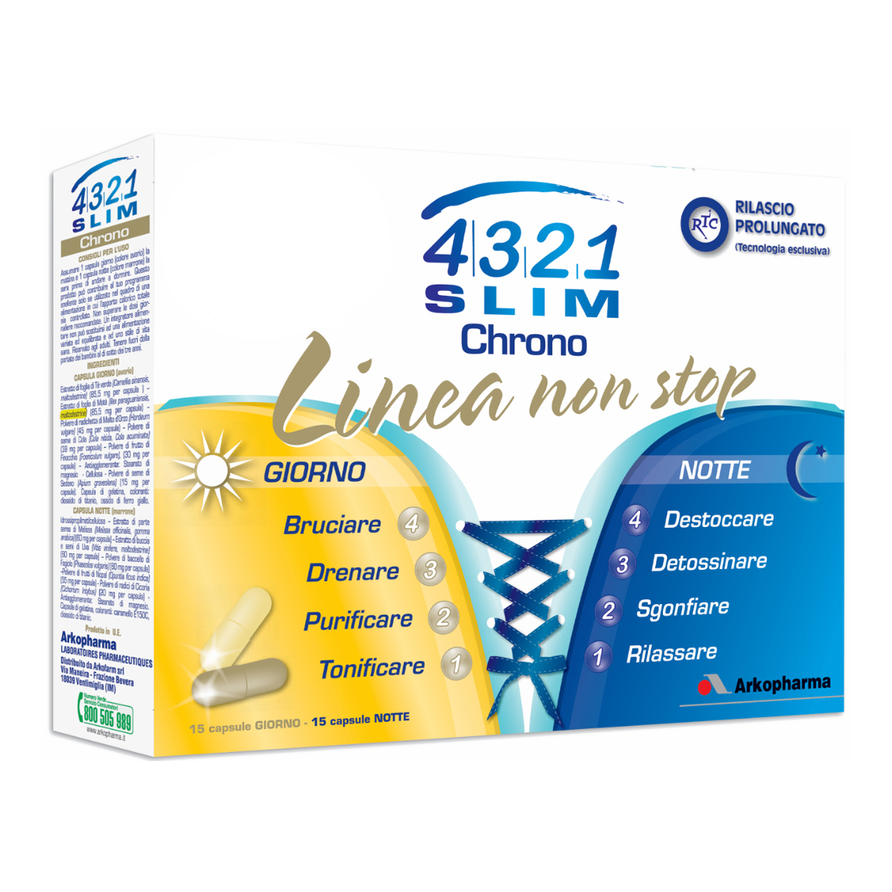 4321 slim chrono linea non stop