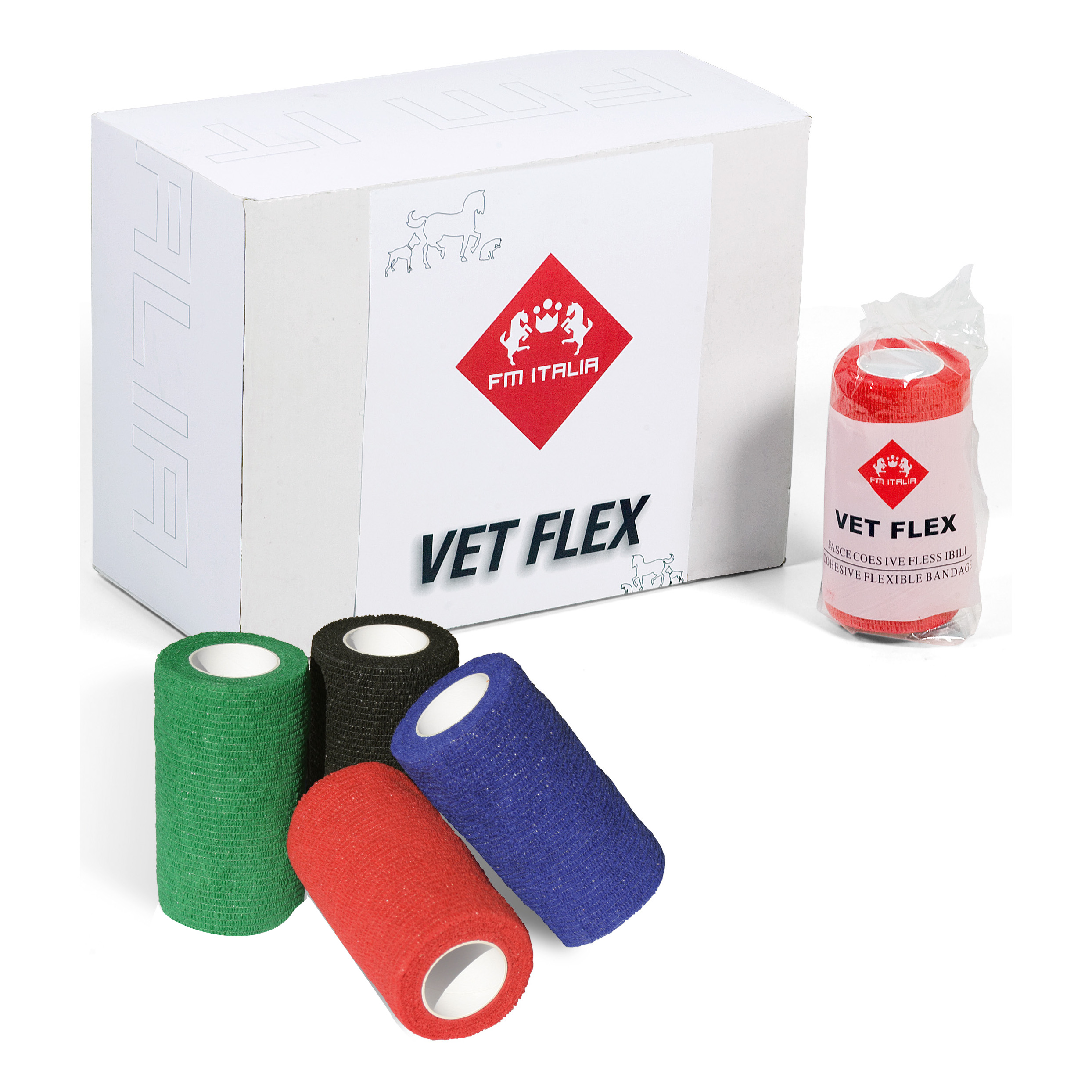 Vet flex rosso 10 cm