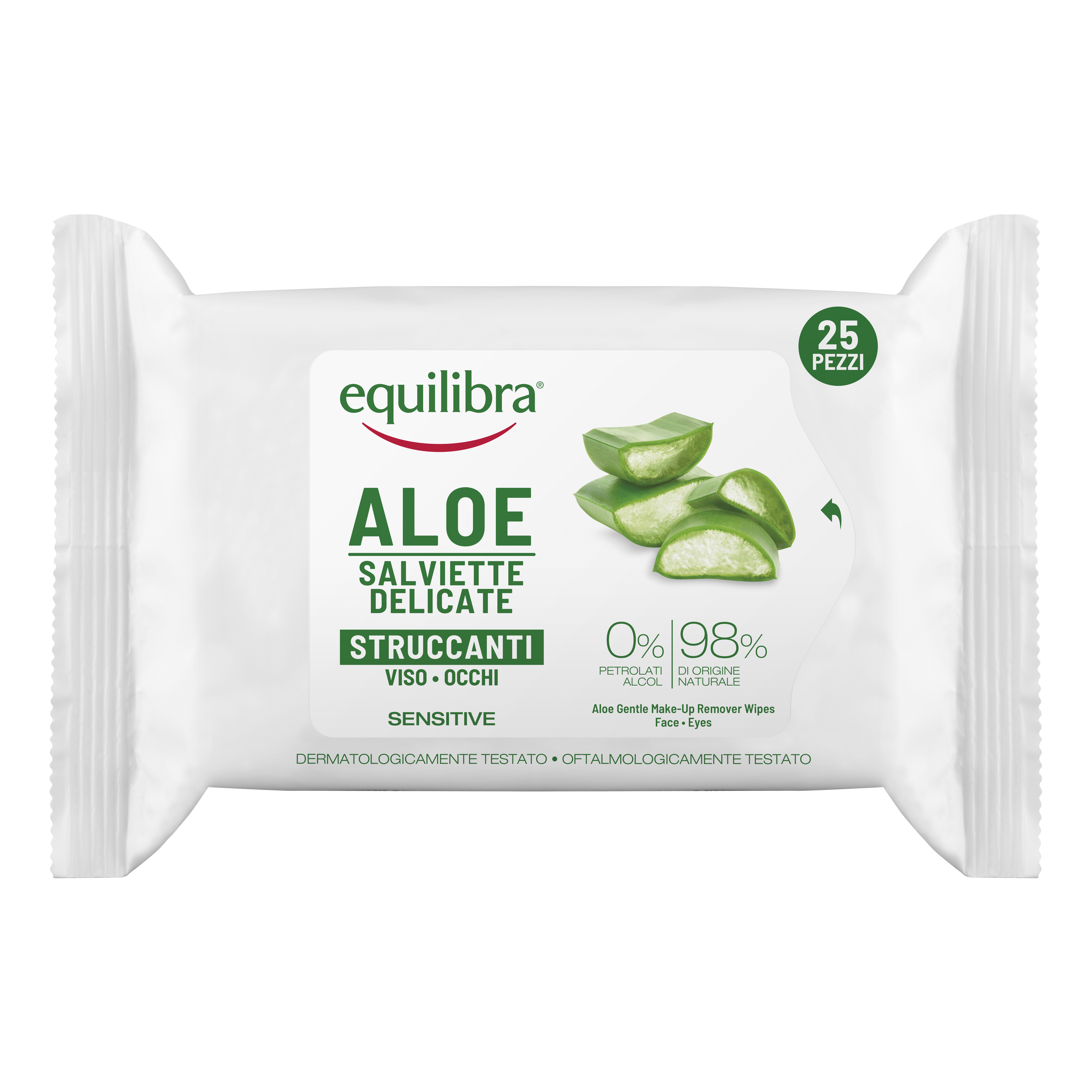 Aloe salviette 25 pezzi