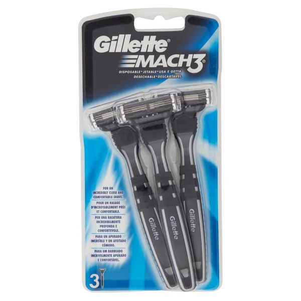 Gillette Mach3 Usa&amp;getta 3pezzi