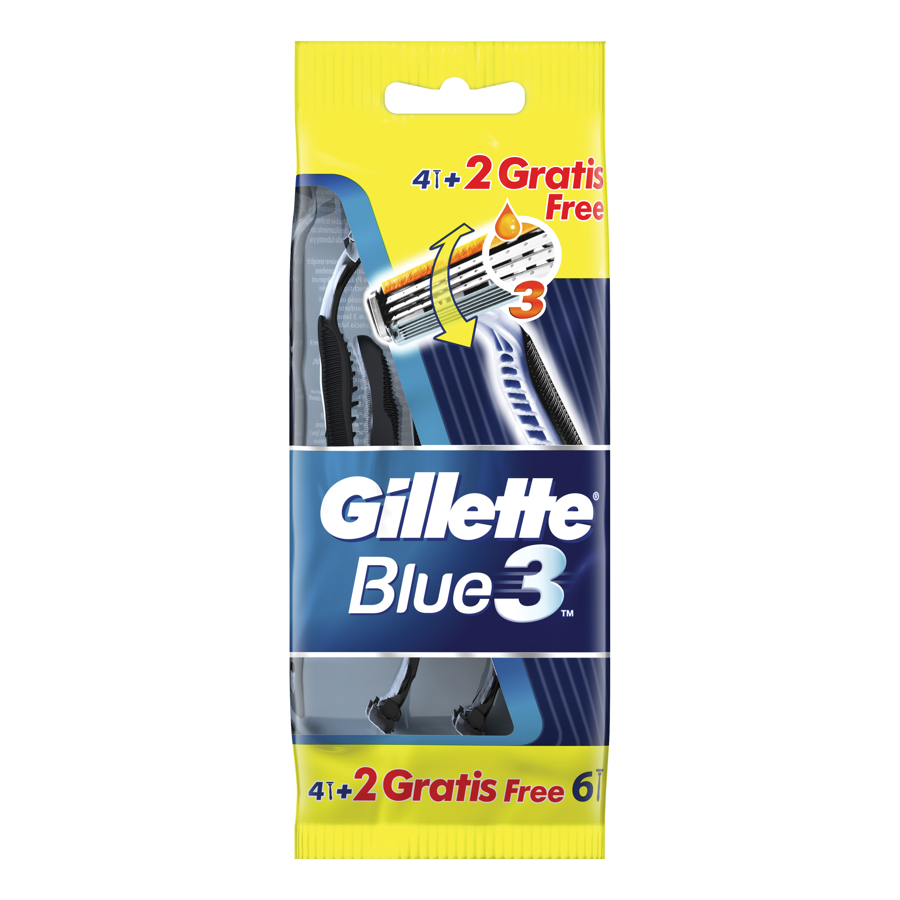 Gillette Blue 3 Usa&amp;getta 4pezzi