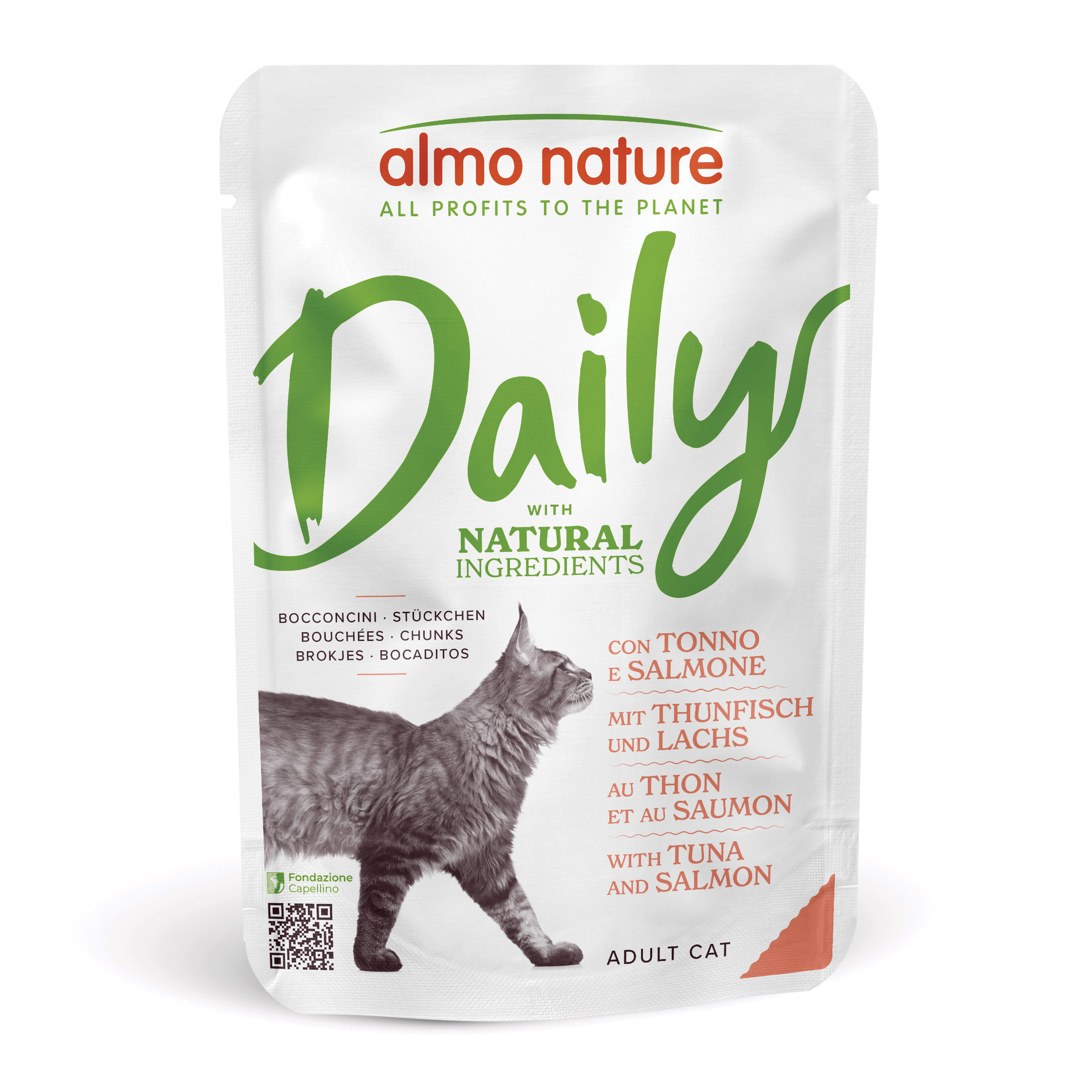 Daily cat tonno/salmone 70 g