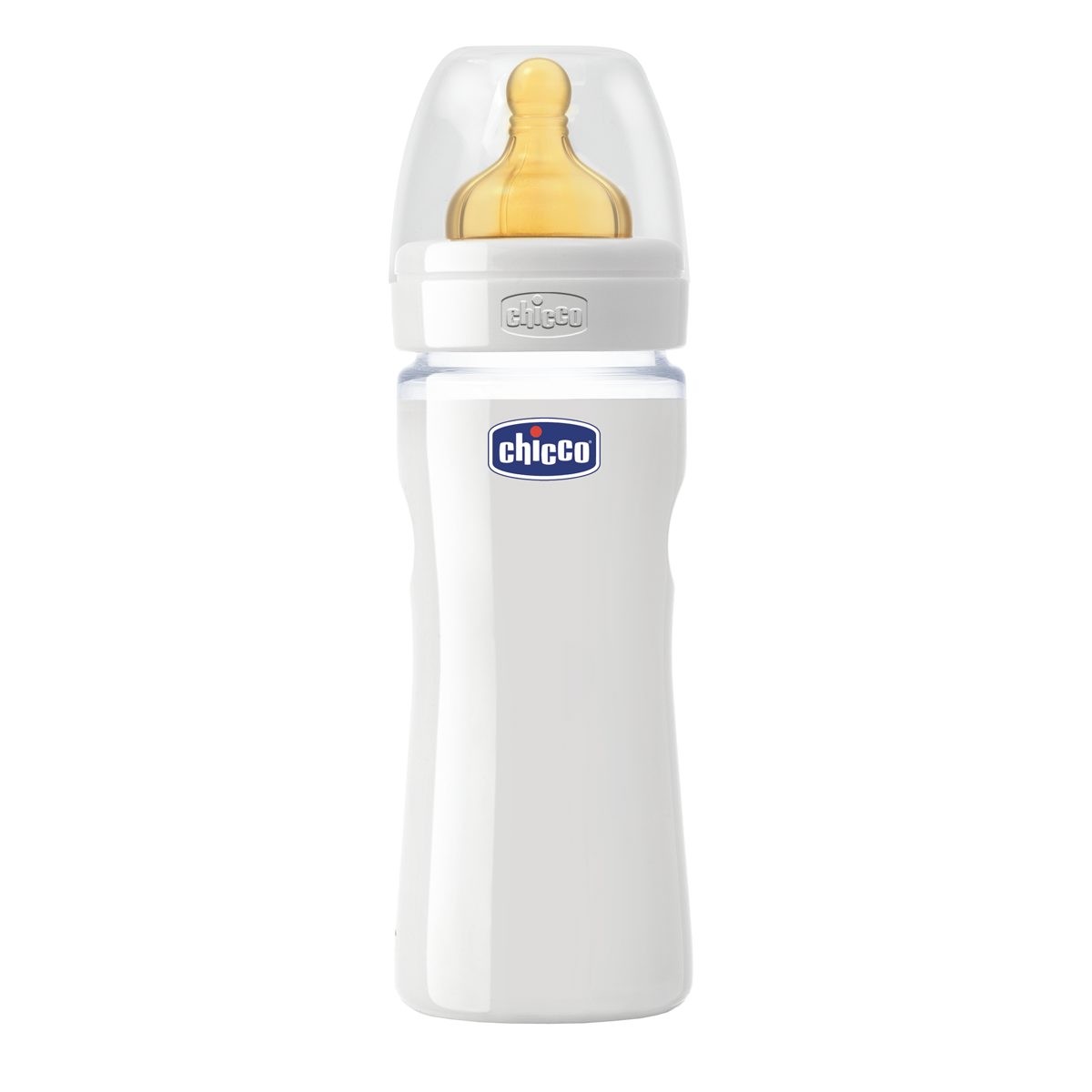 Chicco Biberon 240ml vetro Caucciù 1f