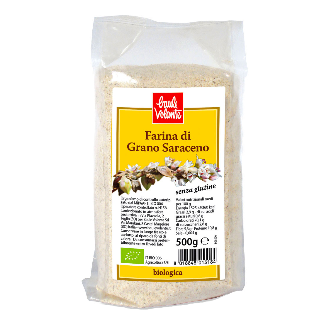 Baule farina grano sarac.500g