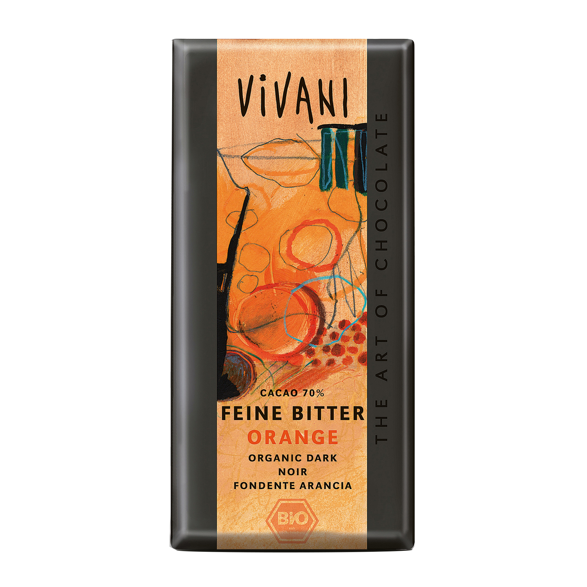 Alce Tavolette cioccolato fondente arancia 100g