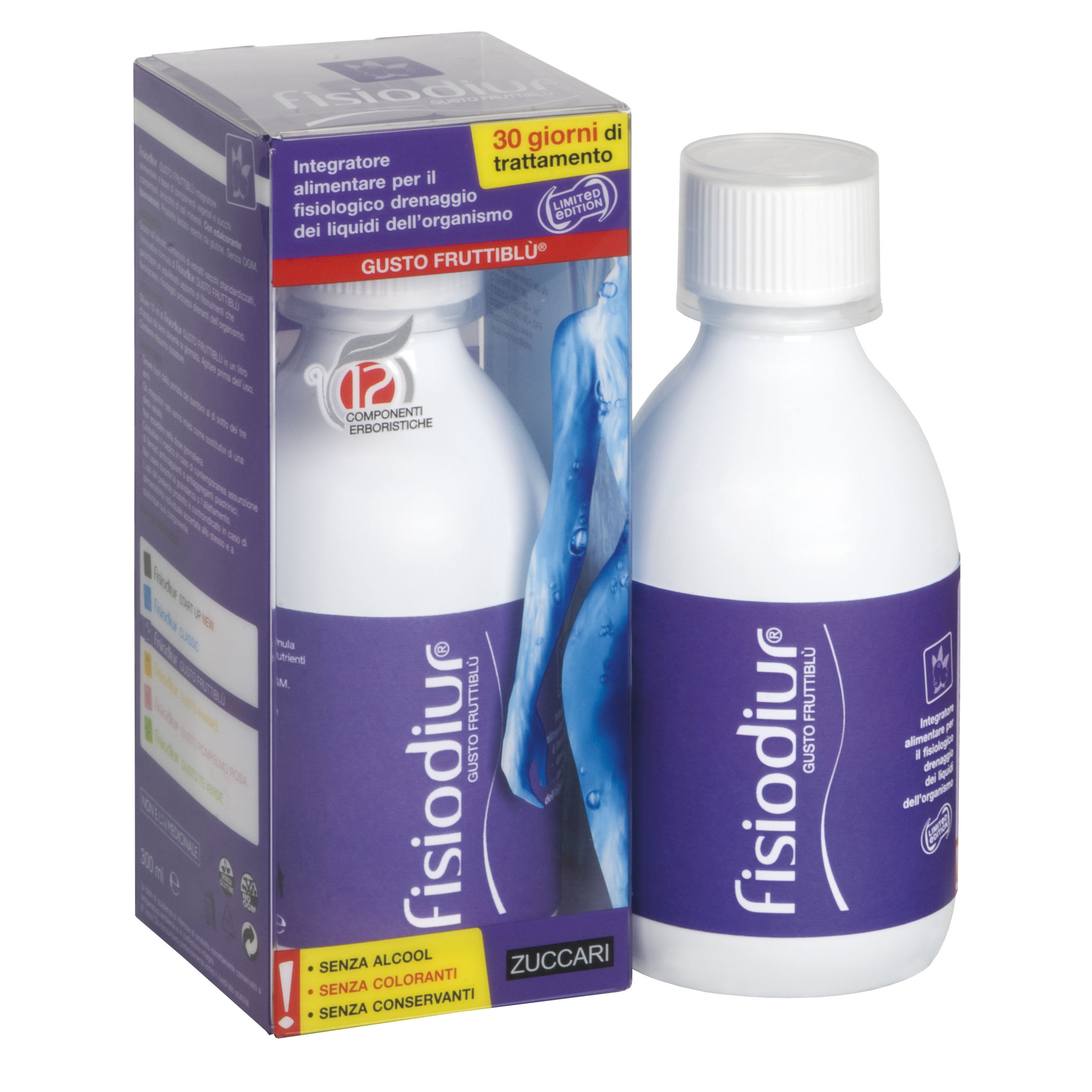 Fisiodiur frutti blu 300 ml