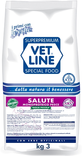 Vet Line Salute Pesce Taglia Piccola 3 Kg