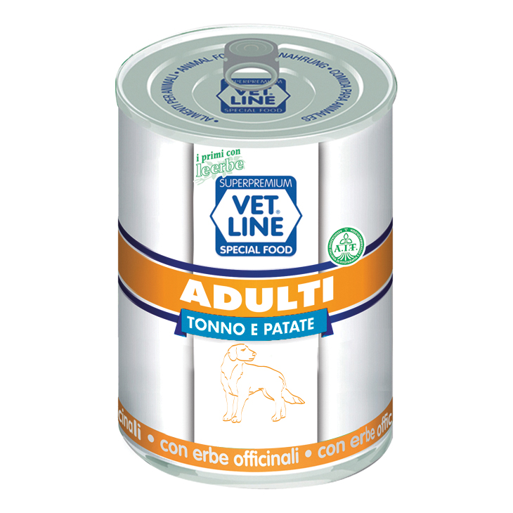 Vetline Cane Adulto Tonno & Patate 400 Gr