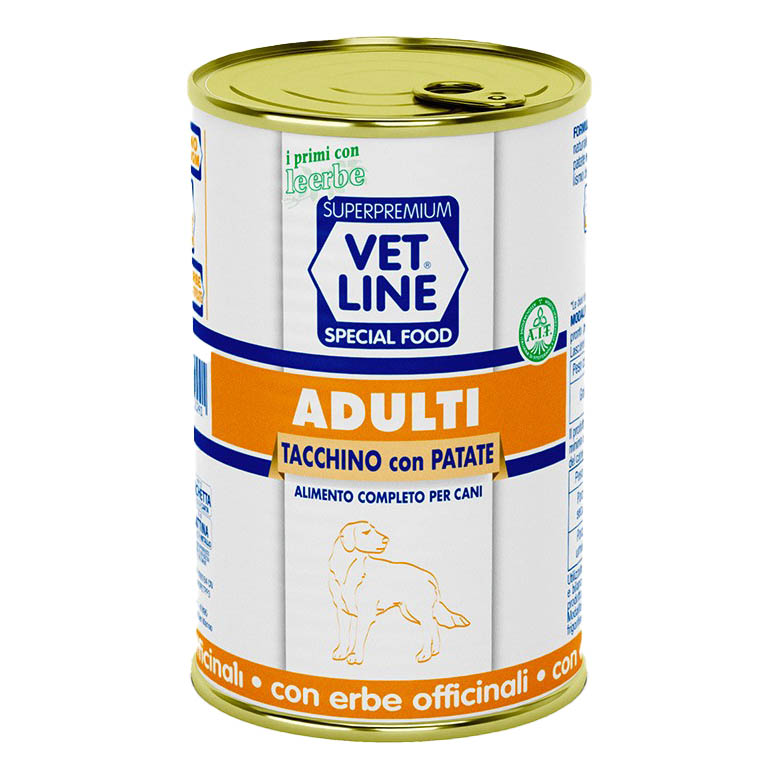 Vetline Cane Adulto Tacchino & Patate 400 Gr
