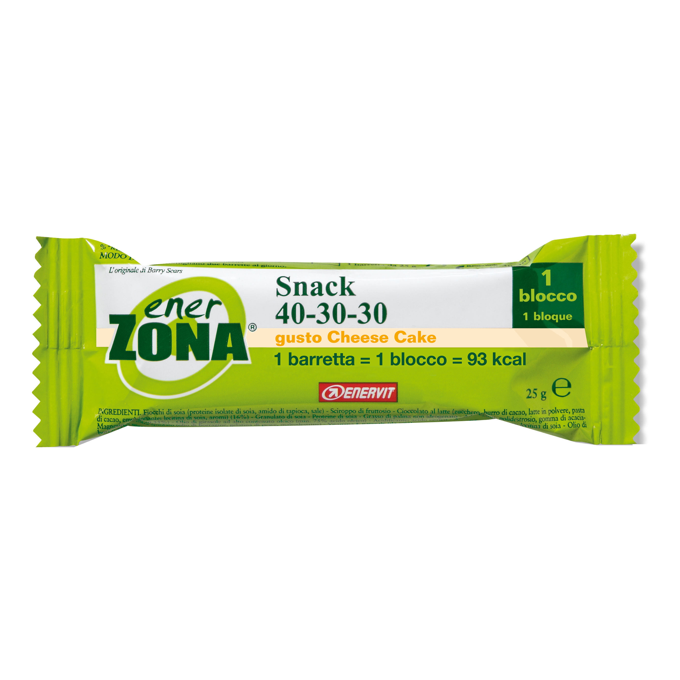 Enerzona snack cheesecake 1bar