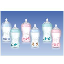 Nuby nt biberon da 330ml in polipropilene verde tettarella extra soffice flusso medio